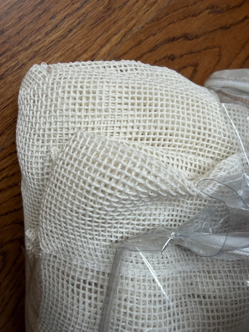 NWT solid Mesh curtain set of 2